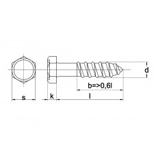 HOUTDRAADBOUT RVS A2 D571 12X50