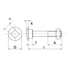 SLOTBOUT THERMISCH VERZINKT ISOPASSEND M10X150MM