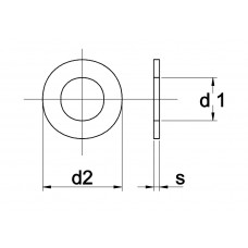 SLUITRING RVS A2 D125A M20