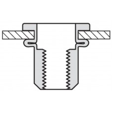 BLINDMOER RVS A2 CK M8 KLEMBEREIK 0.5-3.0MM PER DOOS