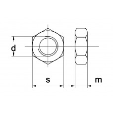 MOER D934 8 THERMISCH VERZINKT ISO PASSEND M12