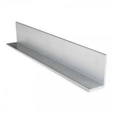 HOEKPROFIEL ONGELIJKZIJDIG ALUMINIUM BRUTE 100X25X2MM PER METER #