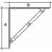 PLANKDRAGER ALUMINIUM WIT 3202 150X200MM