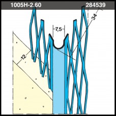 HOEKBESCHERMER RAAPWERK 1005 260CM #