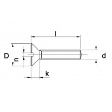 METAALSCHROEF RVS A4 PLATKOP D963 M10X20 #