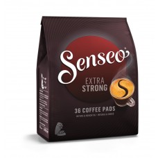 KOFFIE SENSEO EXTRA STRONG 36ST DONKERBRUIN
