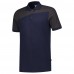 POLOSHIRT TRICORP BICOLOR NADEN INK DONKER GRIJS XL