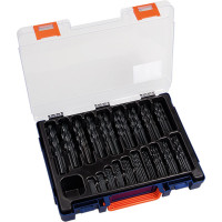BORENSET HSS-R DIN338 170 DELIG 1-10 / 0.5 OPLOPEND