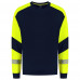 SWEATER REFLECTIVE REDEFINED 306101 INK/FLUOR YELLOW M