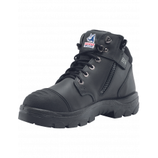 SCHOEN STEEL BLUE PARKES MET RITS HOOG S3 ZWART 42 # SCHOEN STEEL BLUE PARKES MET RITS HOOG S3 ZWART 42 #