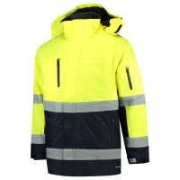 PARKA TRICORP TPE3001 EN471 FLUOR GEEL/NAVY M